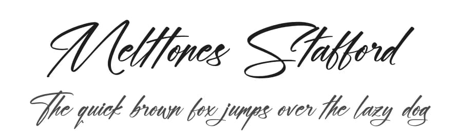 Melttones Stafford by Letterena Studios — Script Handwritten Font