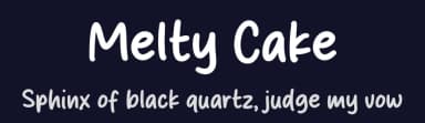 Melty Cake by MJType — Script Handwritten Font — thumbnail 2