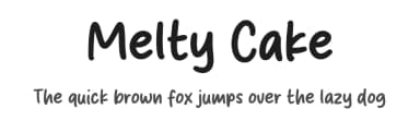 Melty Cake by MJType — Script Handwritten Font — thumbnail 1