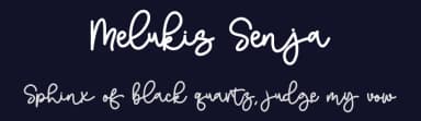 Melukis Senja by Stefani Letter — Script Handwritten Font — thumbnail 2