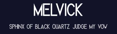 Melvick by DM Letter Studio - Dimas Prasetyo — Sans Serif Font — thumbnail 2