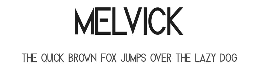 Melvick by DM Letter Studio - Dimas Prasetyo — Sans Serif Font