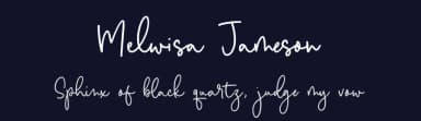 Melwisa Jameson by Balpirick Studio — Script Handwritten Font — thumbnail 2