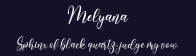 Melyana by Yumna Family — Script Handwritten Font — thumbnail 2