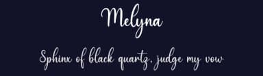 Melyna by Graphix Line Studio — Script Handwritten Font — thumbnail 2