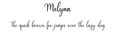 Melyna by Graphix Line Studio — Script Handwritten Font — thumbnail 1