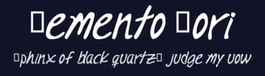 Memento Mori by Maho Cuevas — Script Handwritten Font — thumbnail 2