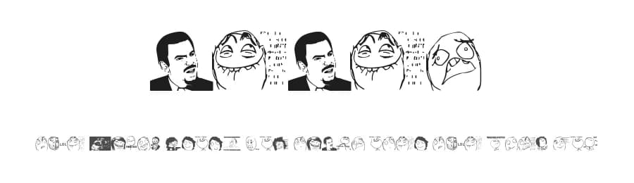 Memes by jopea302 — Dingbats Font
