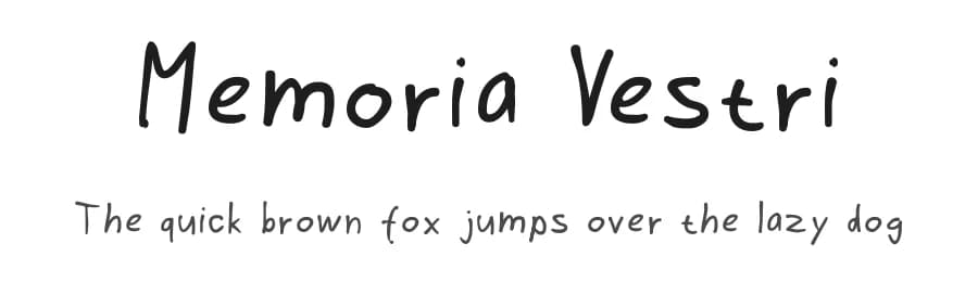 Memoria Vestri by Zdeněk Gromnica a.k.a. FutureMillennium — Script Handwritten Font