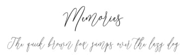 Memories by Pollem Studio — Script Handwritten Font — thumbnail 1