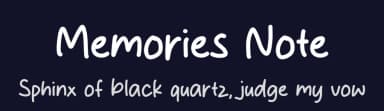 Memories Note by MJType — Script Handwritten Font — thumbnail 2