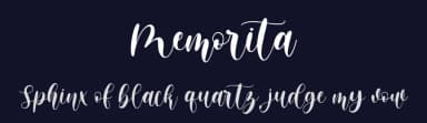 Memorita by Almarkhatype — Script Handwritten Font — thumbnail 2