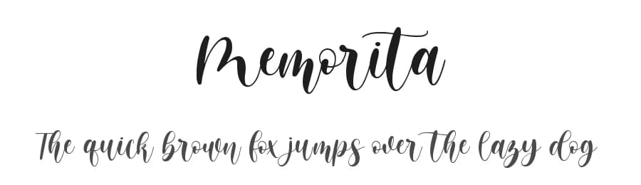 Memorita by Almarkhatype — Script Handwritten Font