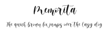Memorita by Almarkhatype — Script Handwritten Font — thumbnail 1