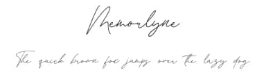 Memorlyne by Qwrtype Foundry — Script Handwritten Font — thumbnail 1