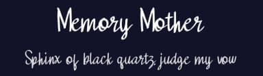 Memory Mother by Studio Hello Good — Script Handwritten Font — thumbnail 2