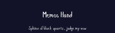 Memos Hand by Pixeluigi — Script Handwritten Font — thumbnail 2