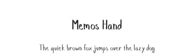 Memos Hand by Pixeluigi — Script Handwritten Font — thumbnail 1