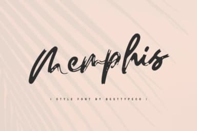 Memphis Font by BennyDesigns by BennyDesigns — Script Handwritten Font — thumbnail 1
