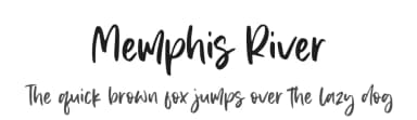 Memphis River by Balpirick Studio — Script Handwritten Font — thumbnail 1