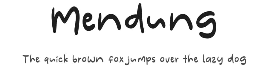 Mendung by Khurasan — Script Handwritten Font