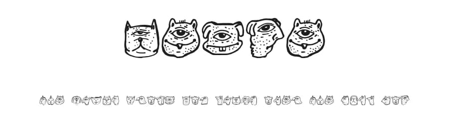 Menge by Vladimir Nikolic — Dingbats Font