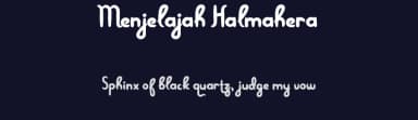 Menjelajah Halmahera by Adien Gunarta — Script Handwritten Font — thumbnail 2