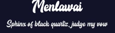 Menlawai by Ahweproject — Script Handwritten Font — thumbnail 2