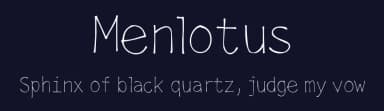 Menlotus by Daisy Mason — Script Handwritten Font — thumbnail 2