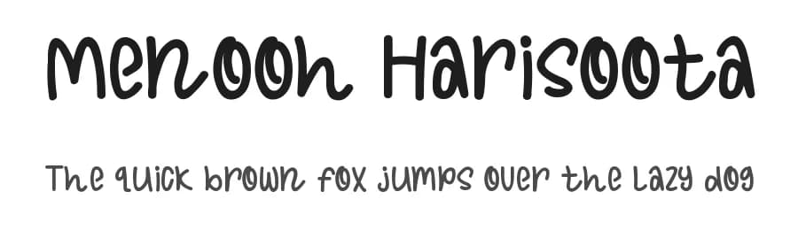 Menooh Harisoota by Denny Sutanto — Script Handwritten Font