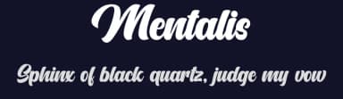 Mentalis by RGB Studio — Script Handwritten Font — thumbnail 2