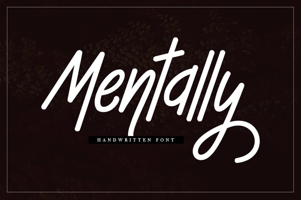 Mentally Font by Vegas Type — Script Handwritten Font