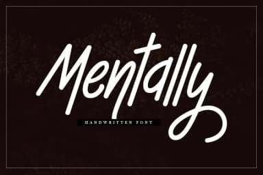 Mentally Font by Vegas Type — Script Handwritten Font — thumbnail 1