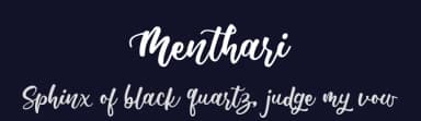 Menthari by Zeenesia Studio — Script Handwritten Font — thumbnail 2