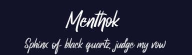 Menthok by Rahagita Studio — Script Handwritten Font — thumbnail 2