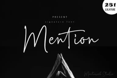 Mention Font by Meutuwah — Script Handwritten Font — thumbnail 1