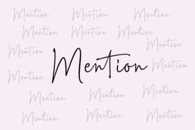 Mention Font by Meutuwah — Script Handwritten Font — thumbnail 6