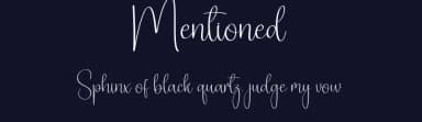 Mentioned by Scratchones — Script Handwritten Font — thumbnail 2