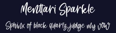 Menttari Sparkle by Perspectype Studio - Letterena.com — Script Handwritten Font — thumbnail 2