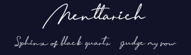 Menttarich by Ketikata Studio — Script Handwritten Font — thumbnail 2