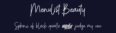 Menulist Beauty by Emtheen Studio — Script Handwritten Font — thumbnail 2