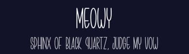 Meowy by Hendra Pratama — Script Handwritten Font — thumbnail 2