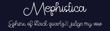 Mephistica by Airotype — Script Handwritten Font — thumbnail 2