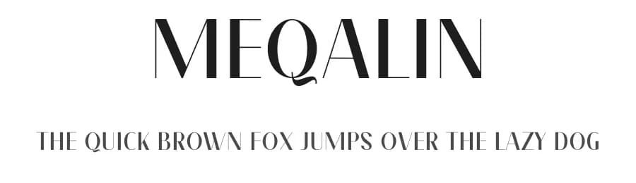Meqalin by Rvandtype — Sans Serif Font