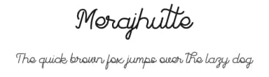Merajhutte by Letternun — Script Handwritten Font — thumbnail 1