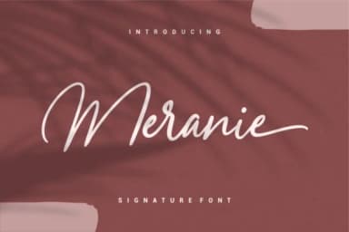 Meranie Font by Garisman Studio — Script Handwritten Font — thumbnail 1