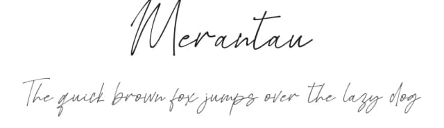 Merantau by Zuzulgo Studio — Script Handwritten Font