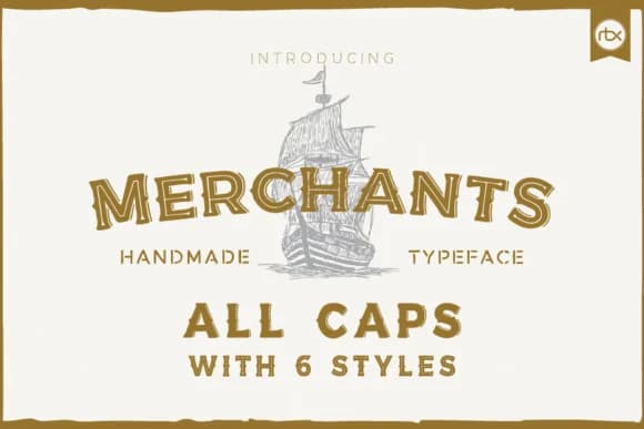 Merchant Family Font by svitch and sober — Script Handwritten Font