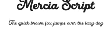 Mercia Script by Letterflow — Script Handwritten Font — thumbnail 1