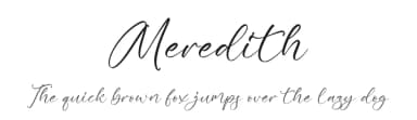 Meredith by Letterena Studios — Script Handwritten Font — thumbnail 1
